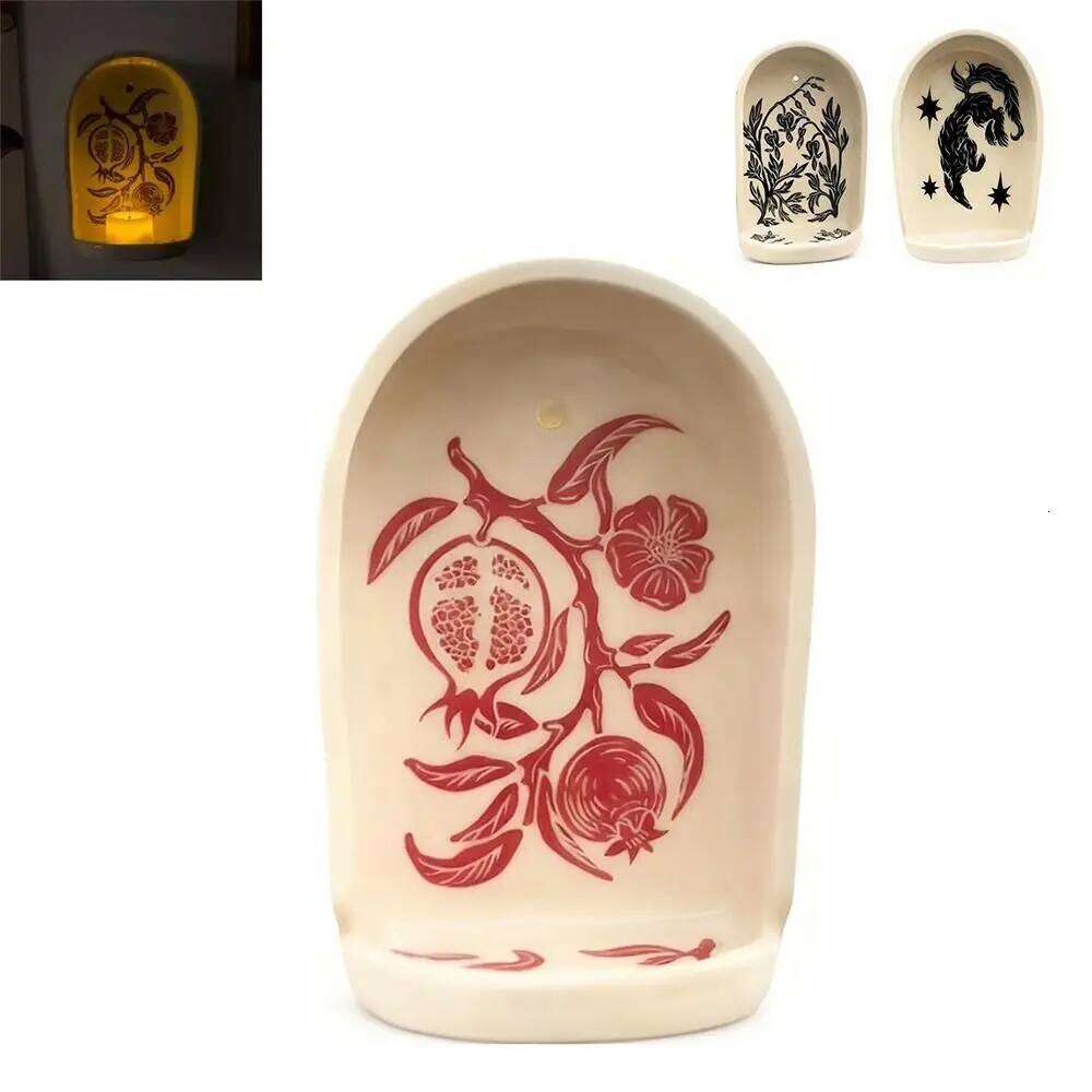 Design Jewelry Trays Art Candle Holders Sacred Collection Decorative Wall Niche H260310