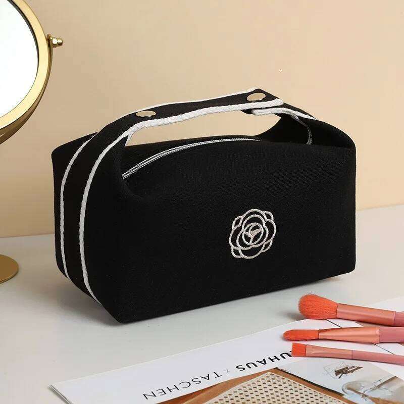 Ladies Camellia Handbag Portable Cosmetics Lipstick Key Storage Bag XJ260310