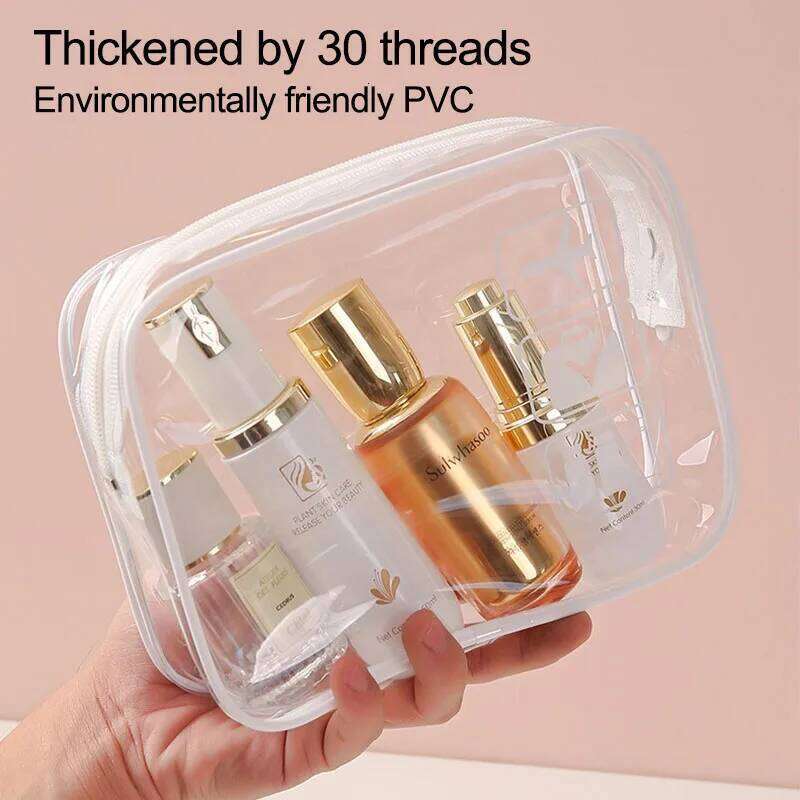 Cosmetic Woman Travel Organizer for Women's Bag Toiletry Kit Women Makeup Transparent Pouch HZB09 XJ260310