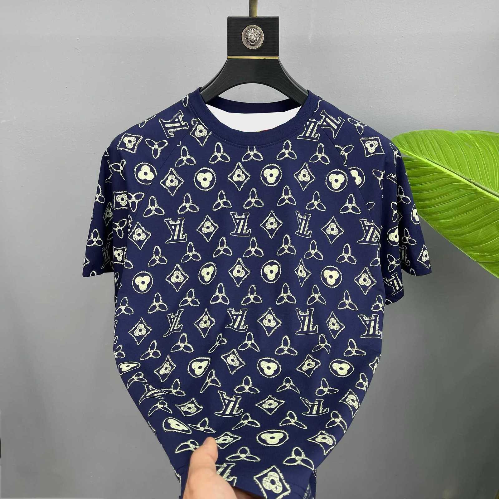 2026 New Style Mens Casual Trendy Fashion Short-Sleeved T-Shirt Classic Round-neck T-Shirt Colorful Print Letters Summer ShirtT260310