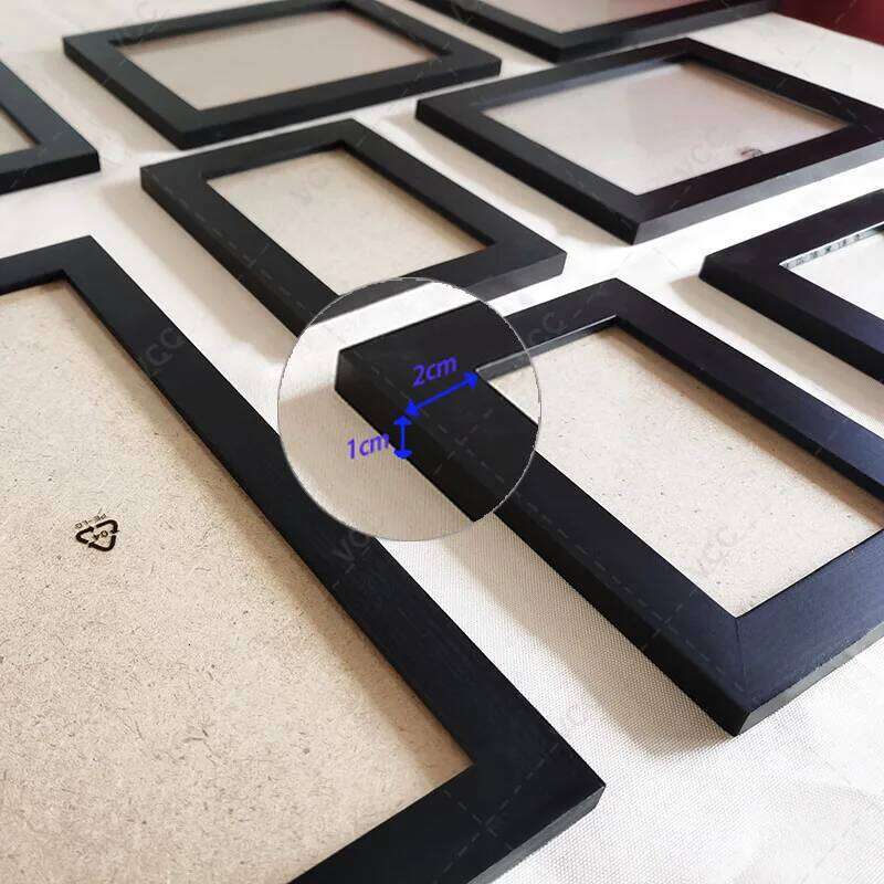 Natural Wooden Picture Frames Classic For Wall Hanging With Plexiglass 9X13 10X15 13X18cm Pictures Frame Photo Decor H260310 - view 4
