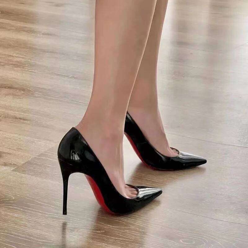 *Fashionable New Style Pointed Comfortable Anti Slip Fine Matching Shoes Spring Autumn Hot Selling Elegant Banquet High Heels