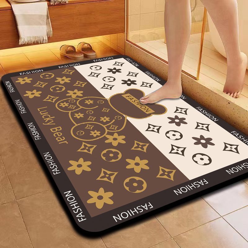 2026 Light luxury high-end entrance door bathroom entrance non-slip mat modern entrance hall door carpet dirt-resistant household use