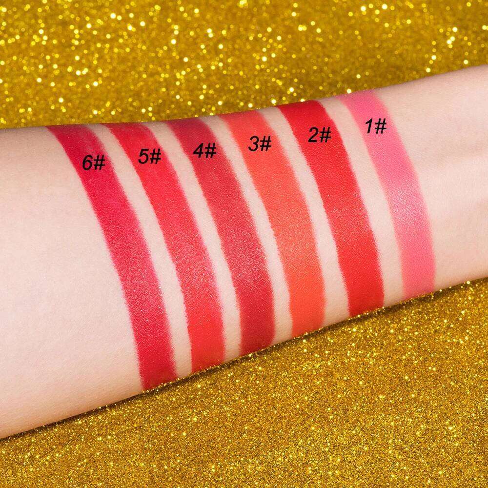 Glitter Lips Makeup Velvet Matte Gold Lipstick Waterproof Long Lasting Sexy Vampire Nude Lipsticks Lipgloss Cosmetics Z260310