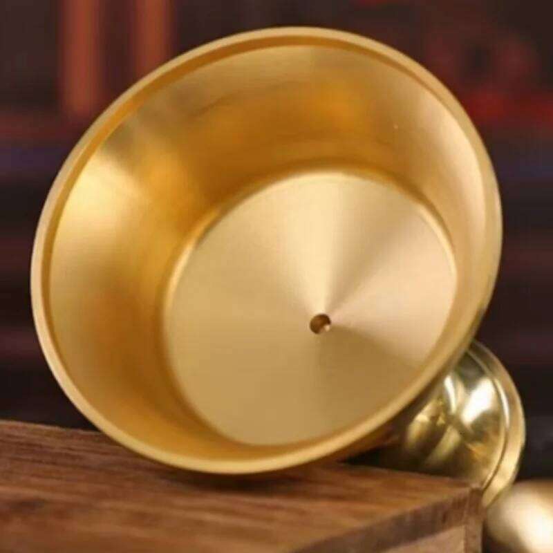 Tibetan Candlestick,Multi-Size Buddhism Bronze Candle Cup Polishing Auspicious Altars Holy Lamp Holder,Buddhist Items Handicraft H260310