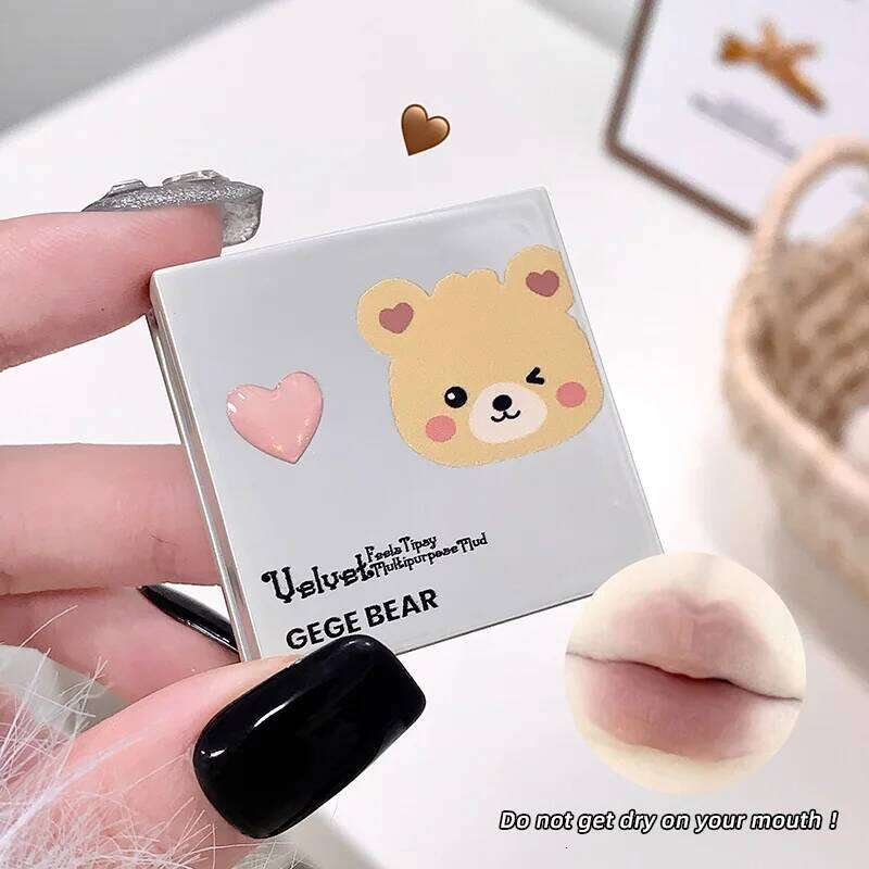 GegeBear Velvet Multi-Use Cream: Soft Matte Finish Lip Tint - Long-Lasting, Properties for a Naturally Radiant Look Z260310