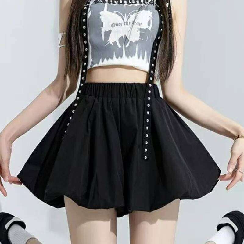 A-line White Lace Cake Mini Skirt Ballet Syle Mesh Ball Gown Short Dress Women New In Clothes Sweet Korean Casual Black Fashion XJ260309