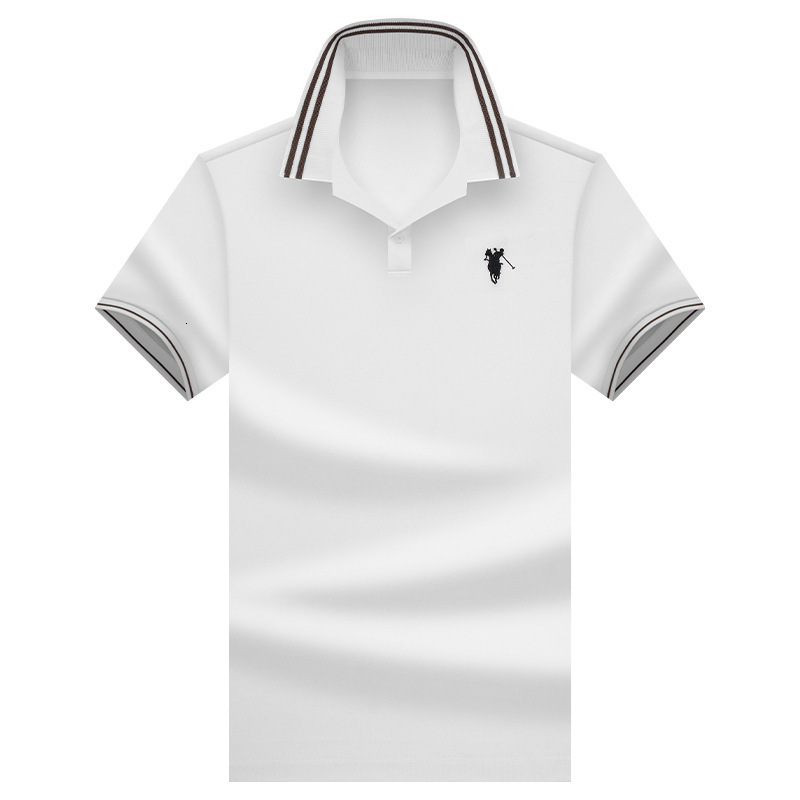 Luxury Brand Designer Clothes Premium Paul Authentic Men's Clothing, Men's Polo Shirt, Summer Turn-Down Collar With Small Horse Logo, Short-