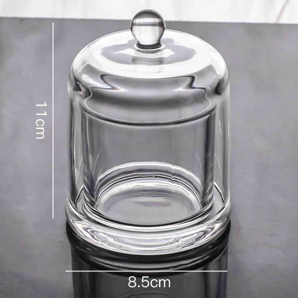 Glass Dome Votive Candle Holder Fun Candlestick for Home Hotel Crystal Stone Diffuser Aromatherapy Cup Decoration H260310