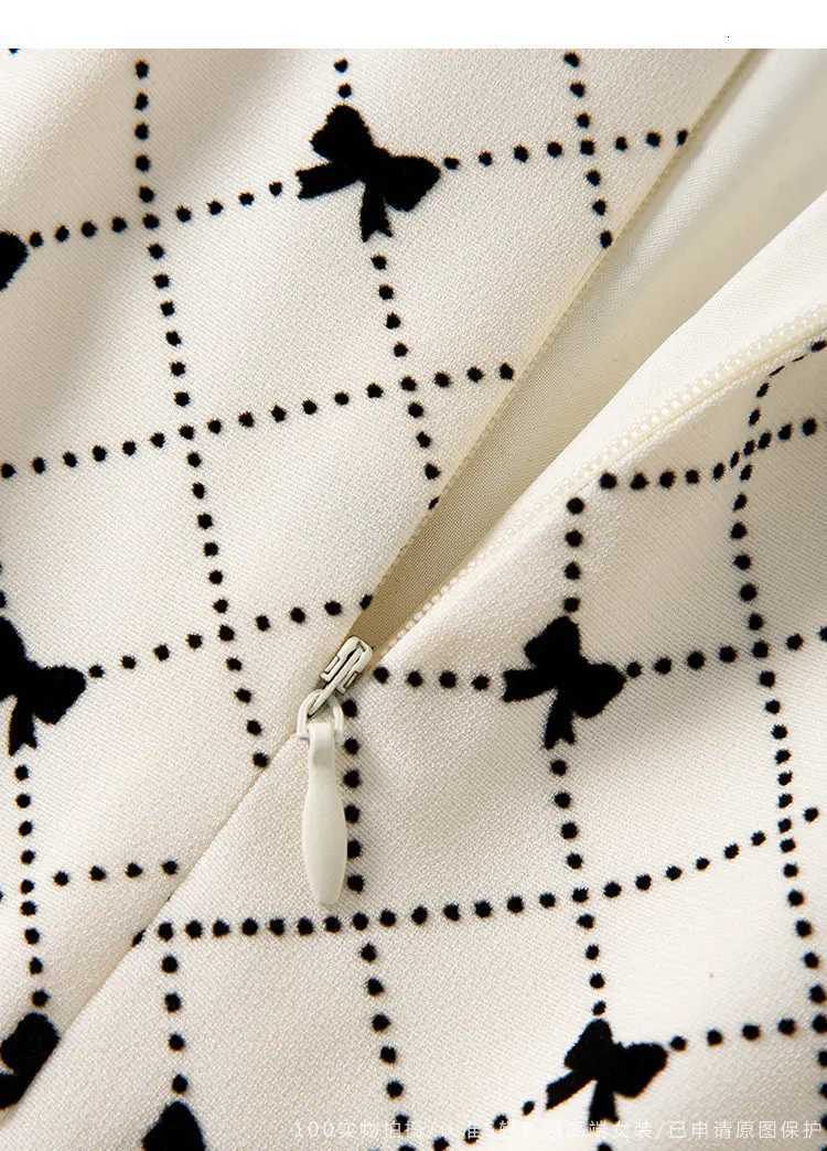 ZJYT Spring New Elegant Woman Dresses Long Sleeve 2026 Designer Bowknot Casual White Dress Female Fashion Clothes Vestidos LadyT260310