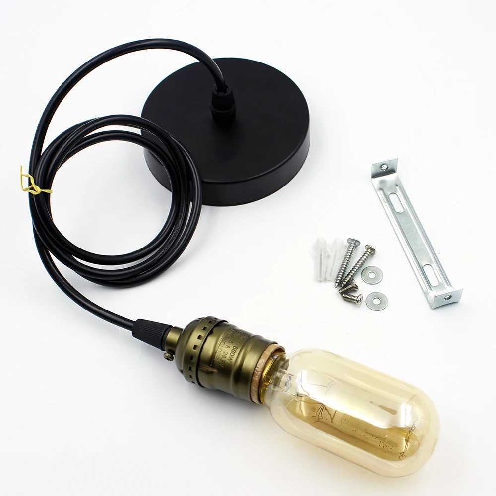 Retro Edison Bulb E27 220V 40W Light Bulb A60 ST64 T10 T45 G80 G95 Filament Vintage Ampoule Incandescent Spiral Lamp H260310