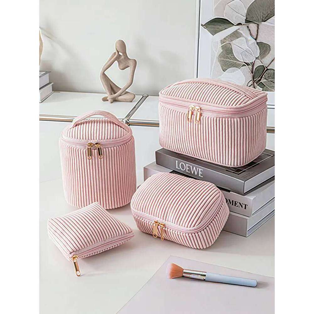 1PC Autumn and Winter new makeup bag, travel single-sided fleece mouth red envelope, large-capacity portable toiletry bag XJ260310