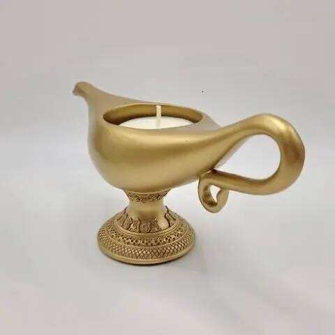 God Lamp Candlestick Creative Small Bedroom Art Ornament Resin Crafts New Style H260310