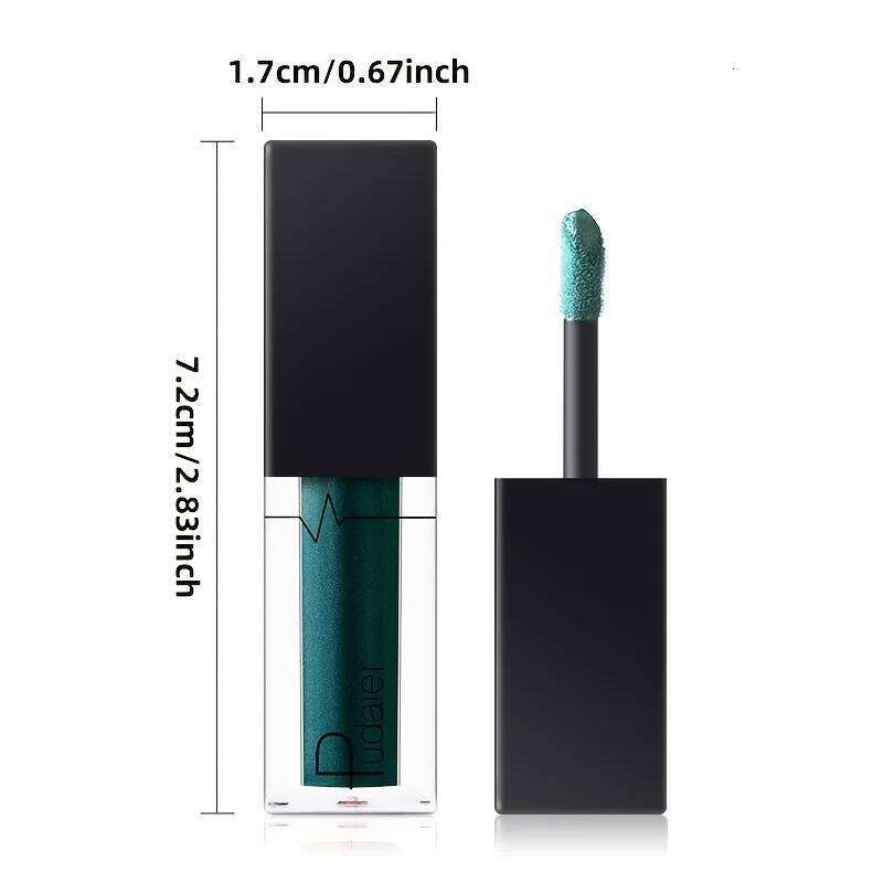 Glitter Pearl Lip Gloss Lipstick, Hydrating, High Pigment, Smudge-proof, Waterproof and Sweat-resistant, Perfect Christmas Gift Z260310