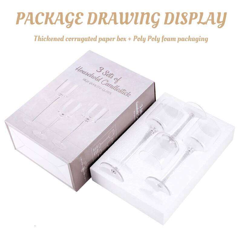 Portable Glass Bar Cup Tea Light Holders Home Table Candle Holder For Party Living Room Wedding Decoration H260310