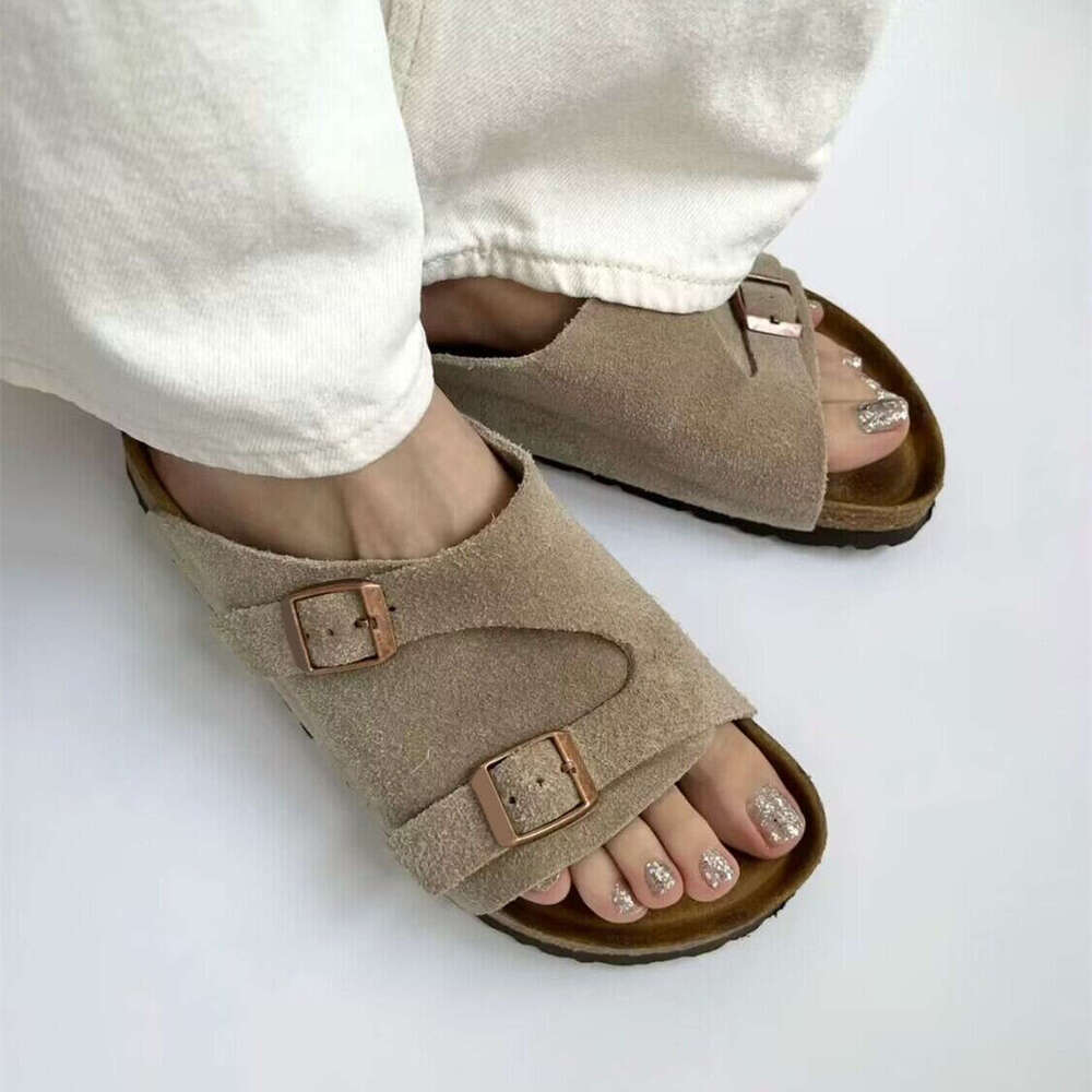 MEOD Slippers-Shoes Platform Snow Boots Designer Womens Tazz Scuffs Ultra Mini Chestnut Wool Slides Fluffy Real Leather Women Slider With Box