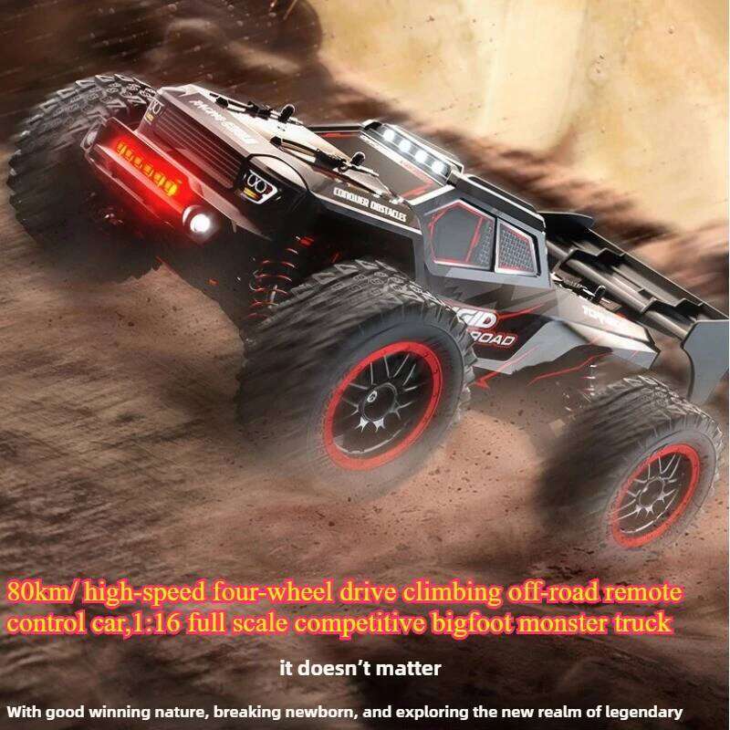 Kawaii Toy Car Gift-hot 80km/h High-speed Climbing Off-road 4WD Rc Cars,1:16 Brushless Remote Control Car,Rc Truck Toys For Boys 26H0310