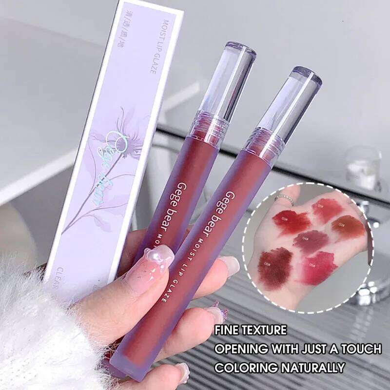 Light nude Mist Velvet Lip Glaze Makeup Affordable Student lipstick Spring Summer lip glaze Z260310