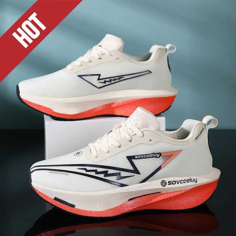 Running Shoes CarbonBoard Marathon Men Sports Cloud Cushion Breathable Lightweight Womens Comfortable Athletic Nonskid Sneakers N260310