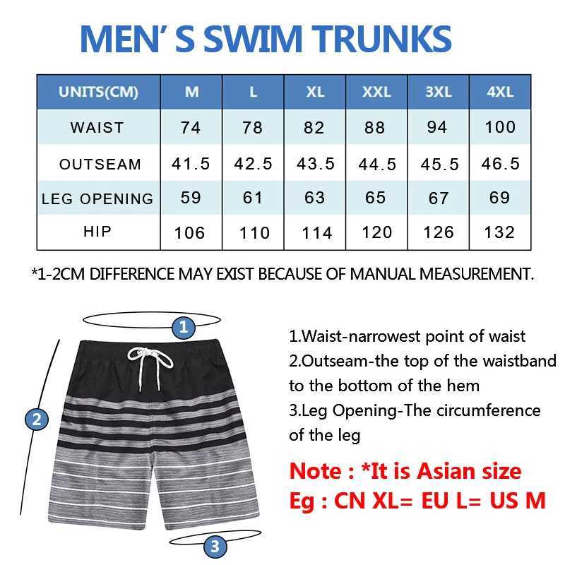 DATIFER Summer Men Beach Print Shorts Surfing Swimwear Fitness Workout Trunks Male Sportswear With Pockets Pants N260310