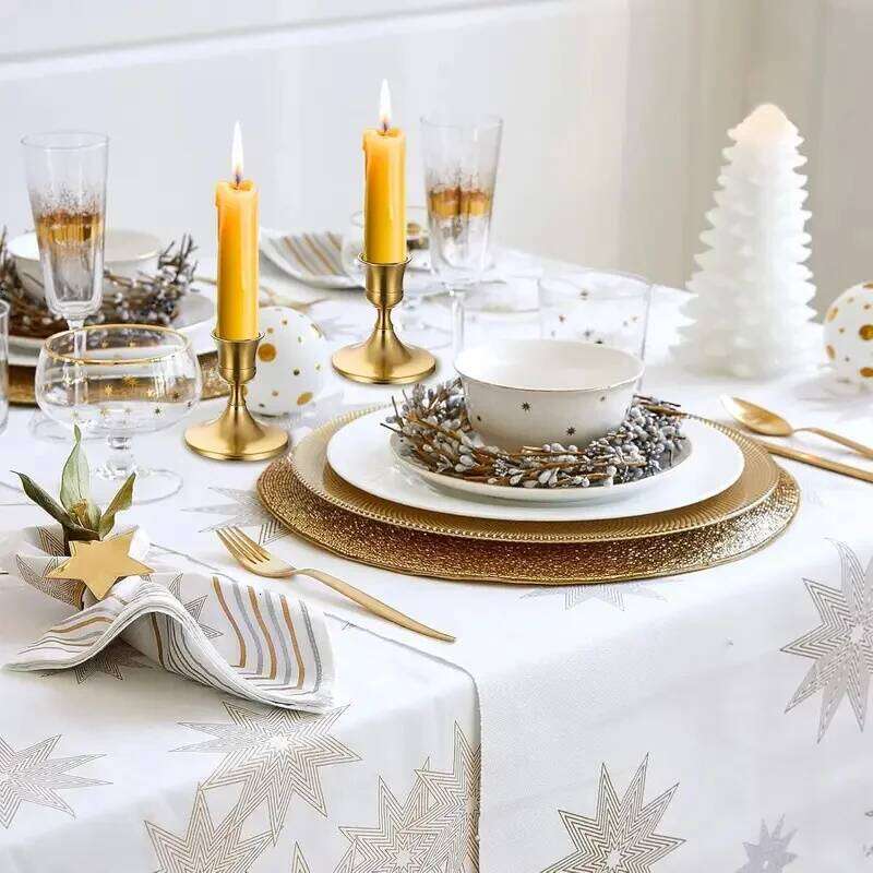 Metal Holder - Tapered Holder, Christmas Valentine's Day Decor, Small Candle Stand & Wedding Decor H260310