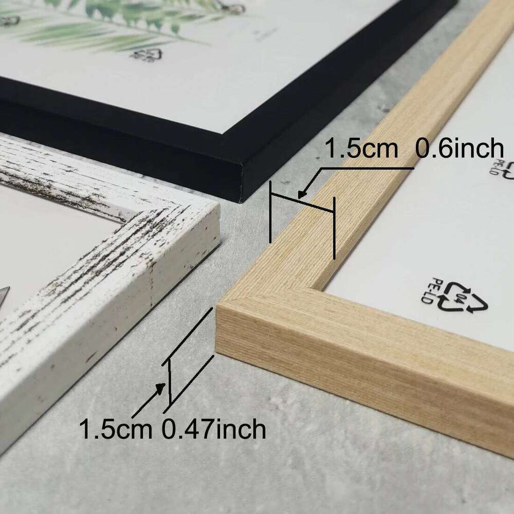 1Pc Wooden Wall Hanging or Stand 10X15 15X20 20X25cm A4 Picture Frame For Pictures Photo Decor Commemorative Gif H260310 - view 7