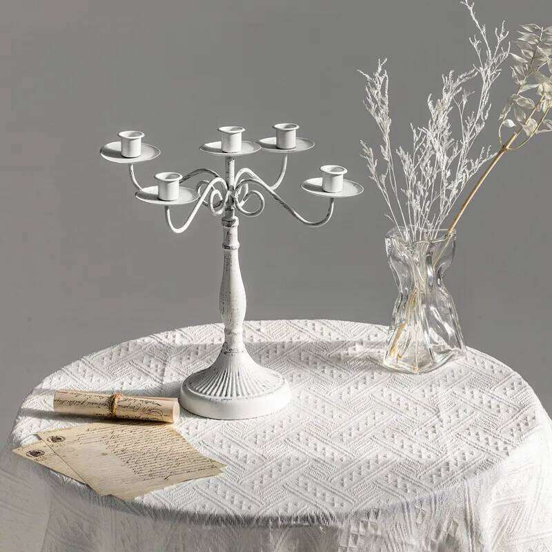 1/3/5 European Retro Candlestick Decoration Household Romantic Candlelight Dinner Wedding Shooting Props H260310