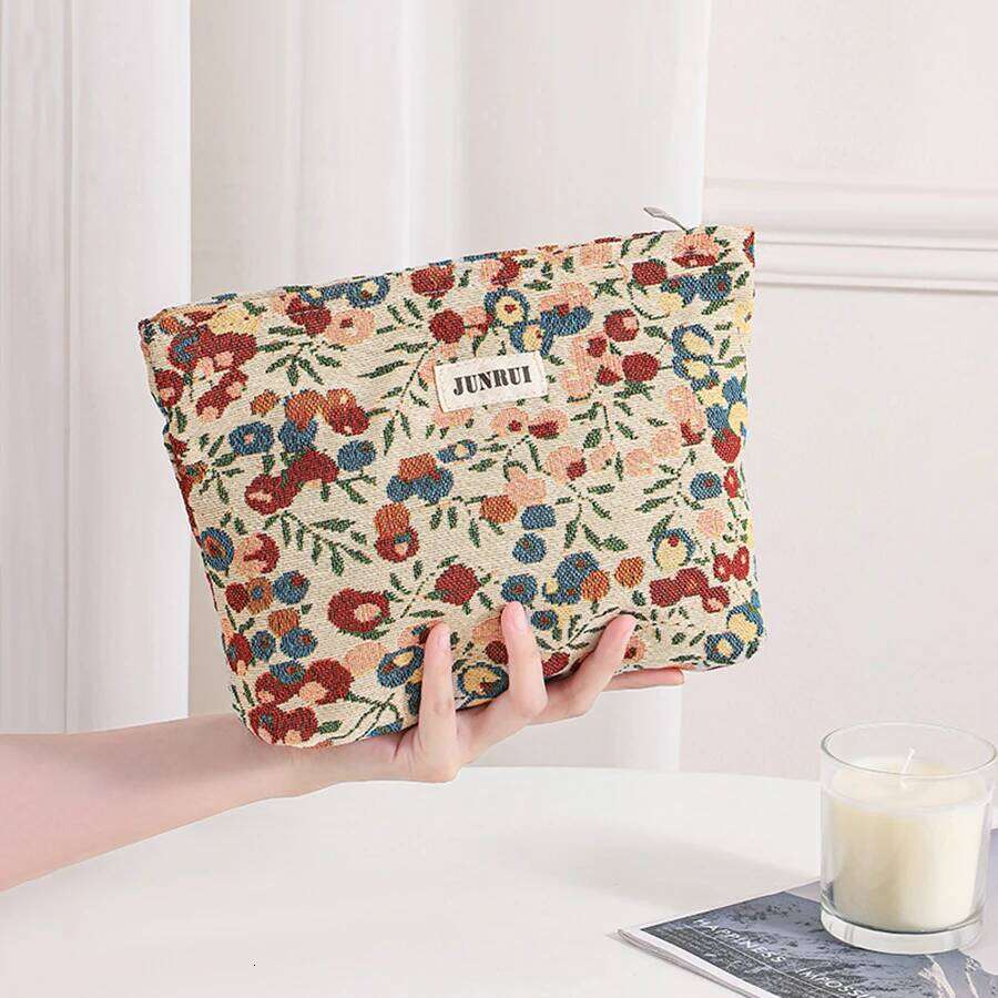Women's cosmetic large capacity Chinese style flower travel portable toiletry bag, commuter storage bag XJ260310