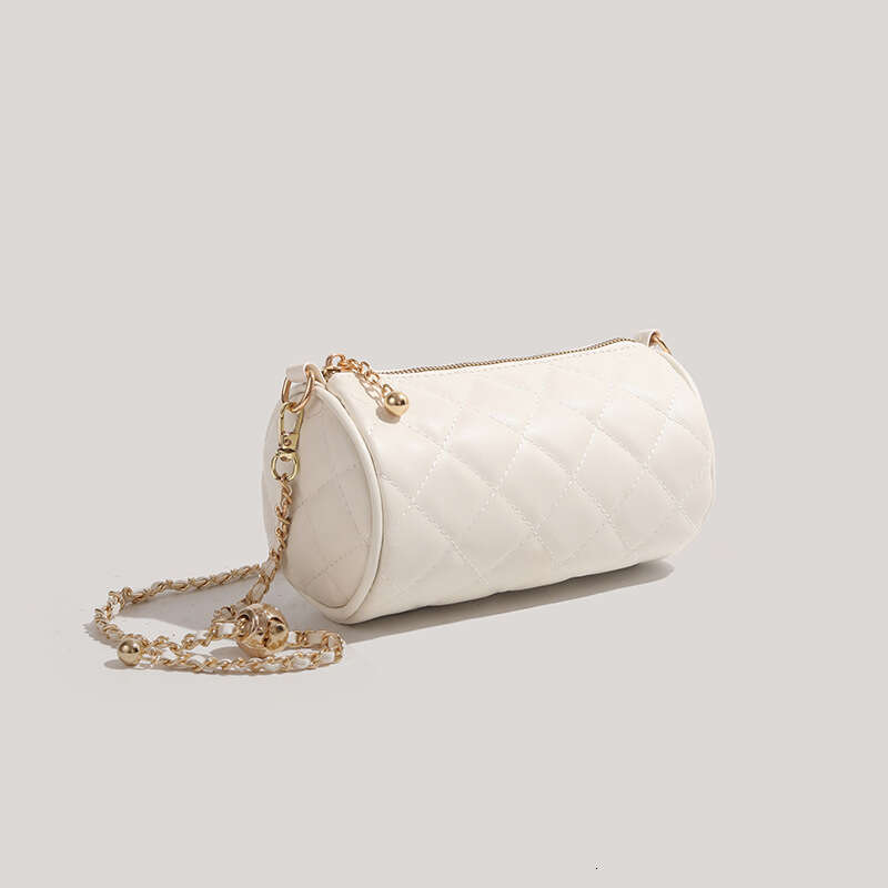 Genuine New Model Cylindrical Bag Stylish and Luxurious Quilted for Petite Individuals Versatile dh3572031JY - view 5