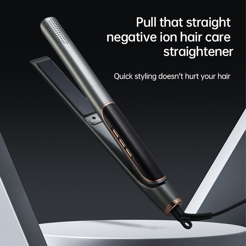 Professional 2 In 1 Hair Straightener Curling Iron Mini Pencil Flat Iron for Short Hair Beard Straightener Ceramic Hair Curler 240911