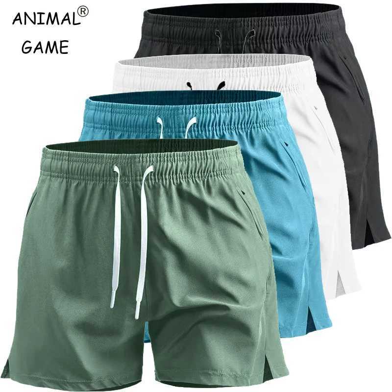 Summer Mens Sport Workout Shorts Quick Dry Athletic Shorts Lightweight Running Shorts with Pockets Gym Beach Pants N260310