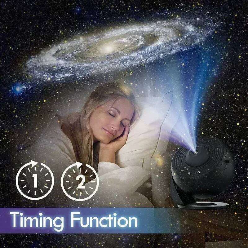 New Star Projector Galaxy 13 in 1 Planetarium 360 Rotating Aurora Night Light Lamp for Bedroom Starry Sky Kids Adult Gift 26Y0310