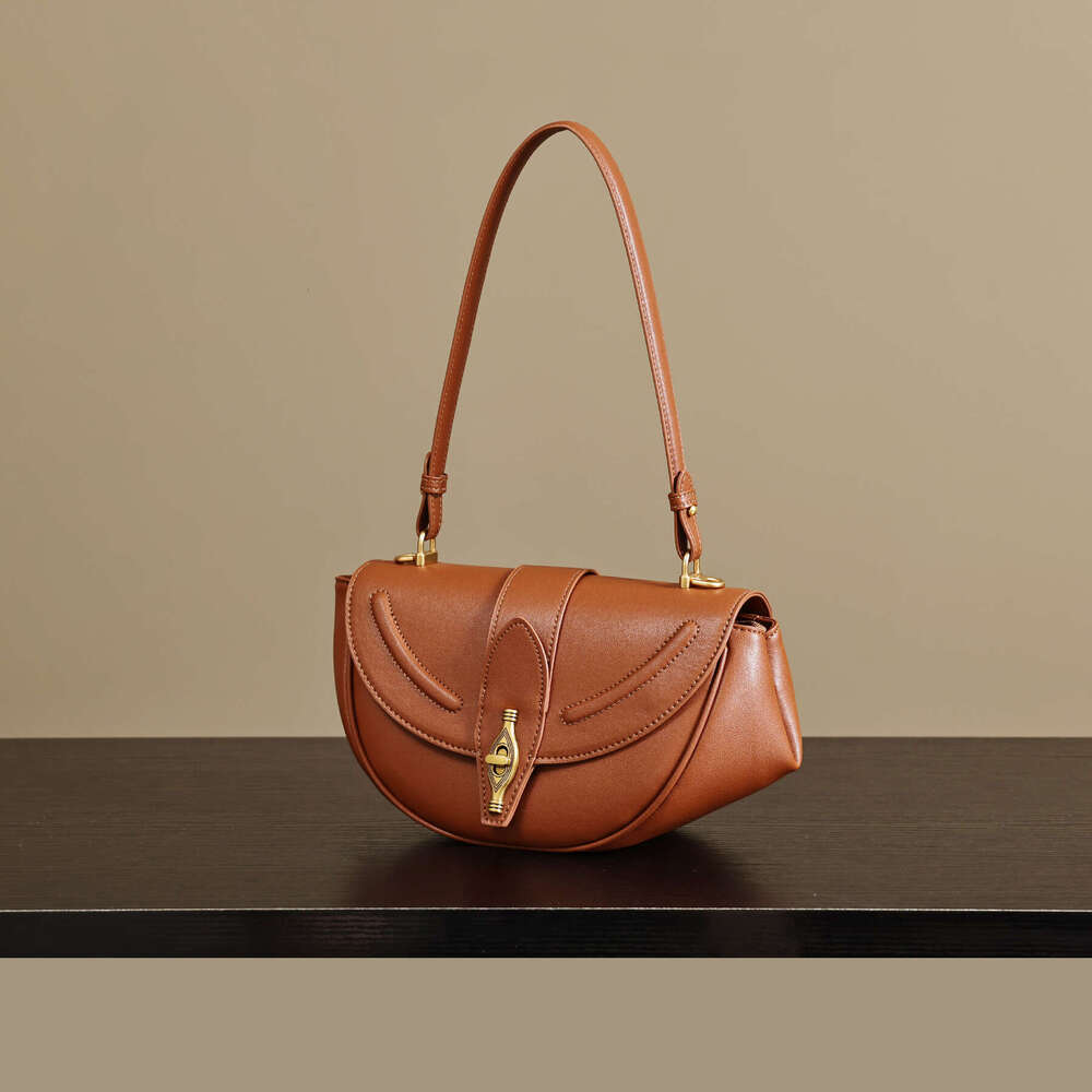 Luxury Shoulder Bags Totes Hobo HHJBAG High End Vintage Women Versatile Square For Autumn And Winter Niche Design Single Shoulder Crossbody Small Bag 