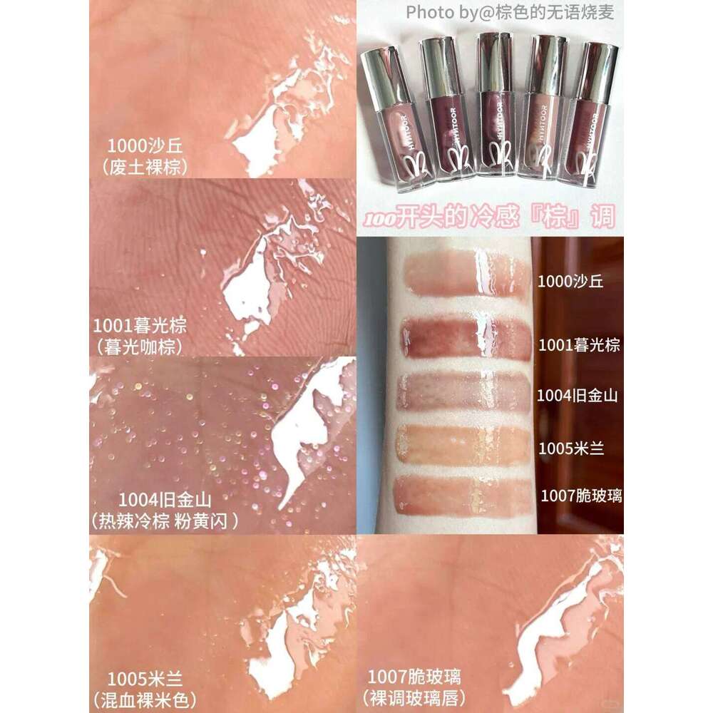 Hyntoor Planet Series Gloss Saliva Color Futuristic Lip Oil Mirror Finish Dewy Luster Lipstick Z260310