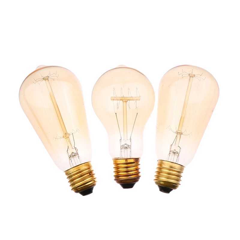 Retro Yellow Light Bulb 220V 110V E27 40W Vintage LED Filament Lamp Incandescent Light Bulb For Home Decor Vintage Lamp H260310