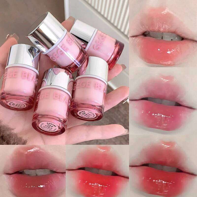GegeBear Crystal Gloss Lip Tint: Matte Finish with Hydrating Formula-Radiant, Velvet-Look for a Youthful, Dewy Glass-Lip Effect, Z260310