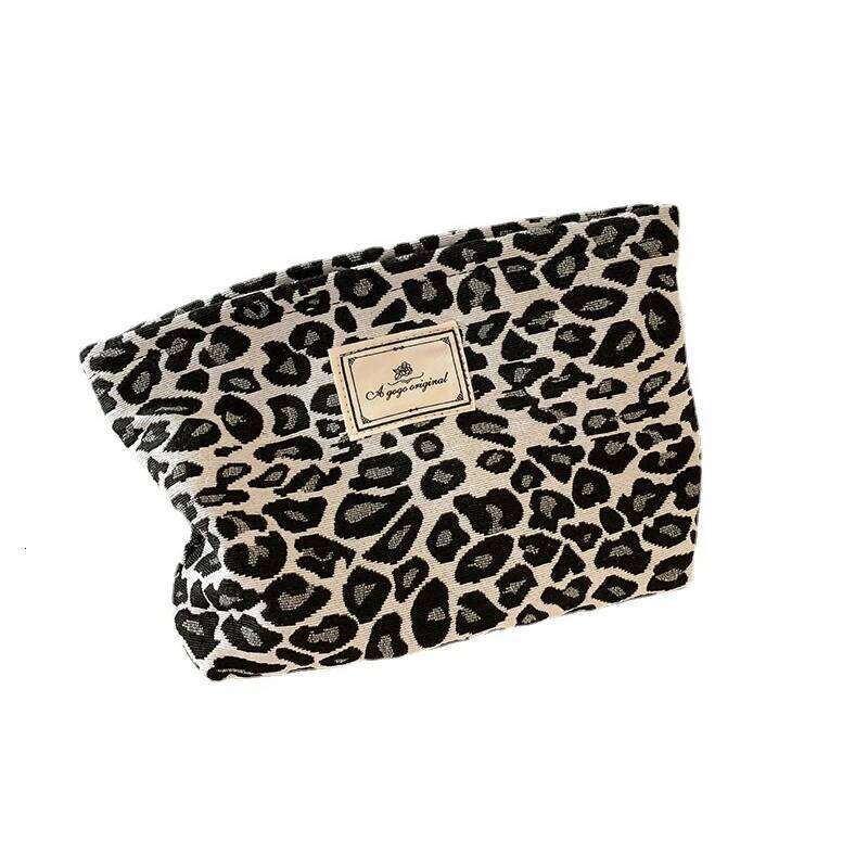 Women's Cosmetic Leopard Zebra Personalized Fashion Versatile Makeup Portable Large Capacity Mult Functional Storage Bag XJ260310