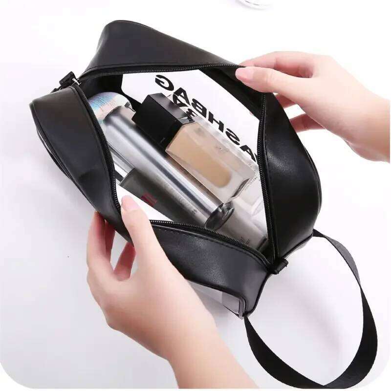 Portable Travel Wash Bag Female Transparent Waterproof Makeup Storage Pouch Large Capacity Cosmetic Organizer Beauty Women Case XJ260310