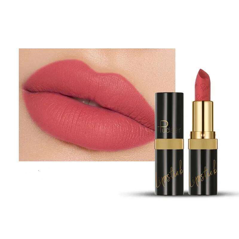 High Pigmented Velvet Matte Lipstick, Moisturizing, Waterproof And Long-Lasting Nude Lip Gloss , Perfect Any-Day Gift. Z260310