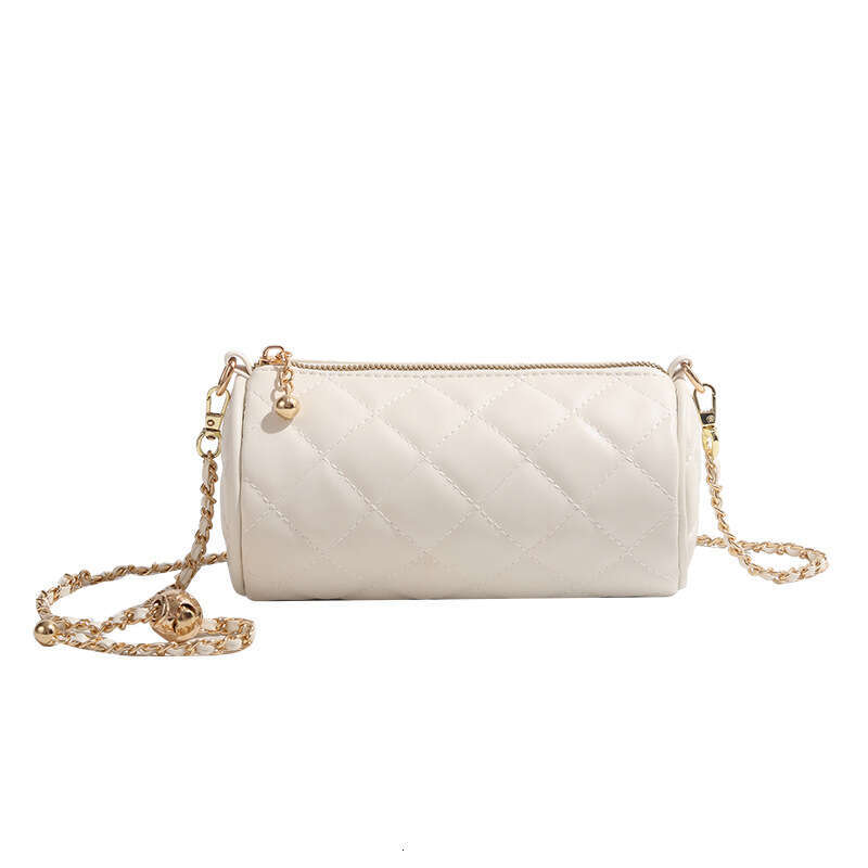 Genuine New Model Cylindrical Bag Stylish and Luxurious Quilted for Petite Individuals Versatile dh3572031JY - view 6