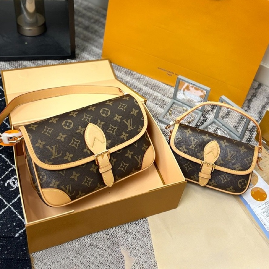2026 Designer Brand Handbags Luxury Bags Wallet Shoulder Bags Underarm Bag Women High-Quality Baguette Bags Fashionable Crossbody Bags Classic Monogram Canvas Bag