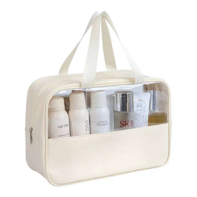 Portable Travel cosmetic bag Women Transparent Makeup Bag Large-Capacity Bath Wash Bags Multifunction Waterproof Storage Case XJ260310