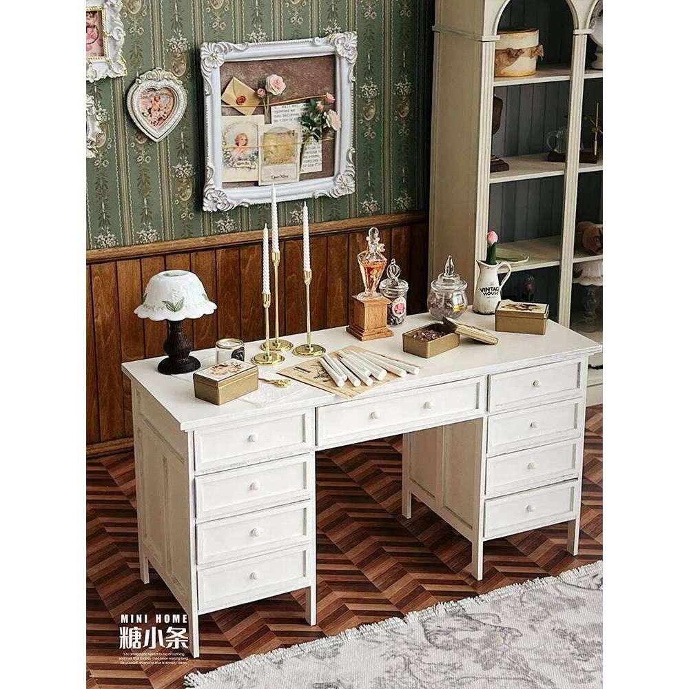 1/6 Doll House Model Furniture Accessories Simulated Metal Candlestick Candle Bjd Ob11 Gsc Blyth Soldier Lol Miniatures Light H260310