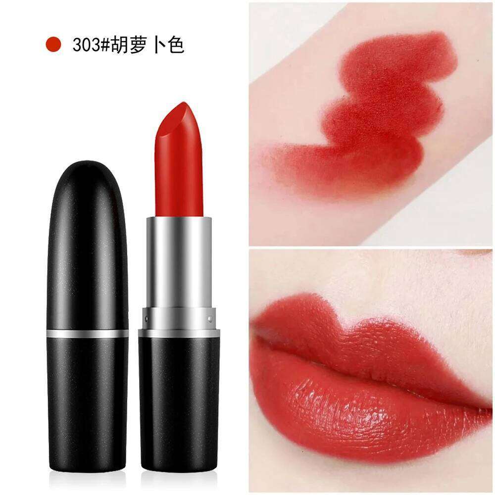 17 Color Matte Lipstick Waterproof Long Lasting Non Stick Cup Lip Stain Tint Cosmetic Moisturizing Soft Mist lip gloss Makeup Z260310