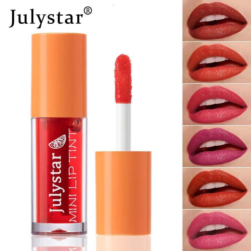 New 6 Color/Sets Velvet Liquid Lipstick Tint Glaze,Plumps/Nourishes Lips,Non-Sticky Nourishing Lipsticks Lip Gloss Skin Care Z260310