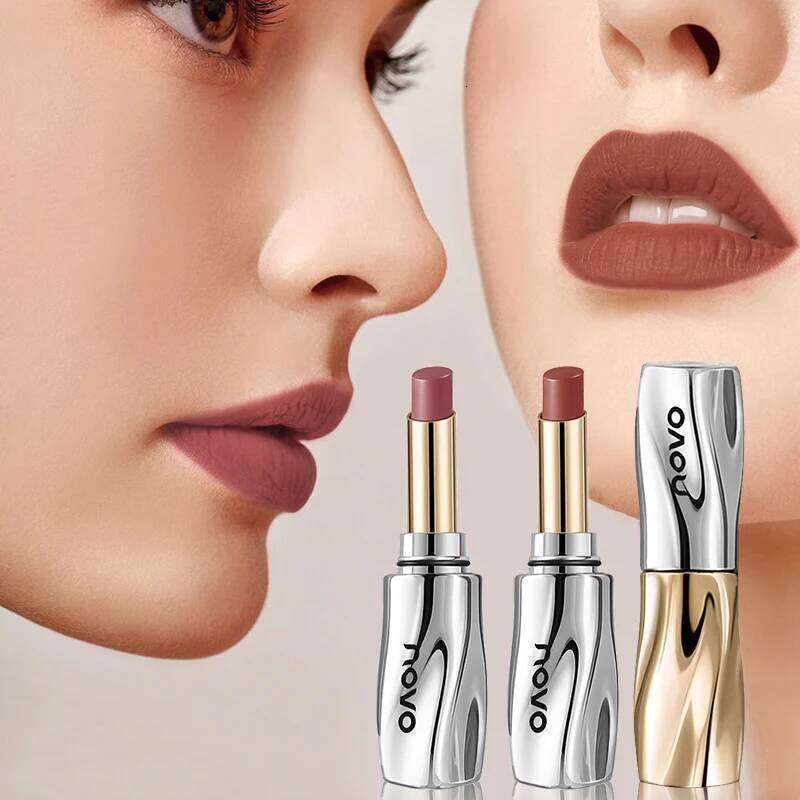 Velvet Soft Mist Matte Lipstick, Long-Lasting, Waterproof, Sweat-Proof, Non-Touch Cup, Smudge-Proof Lip Z260310
