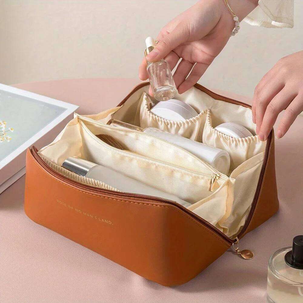Makeup Large capacity convenient ins new solid color simple travel cosmetics toiletry storage bag XJ260310