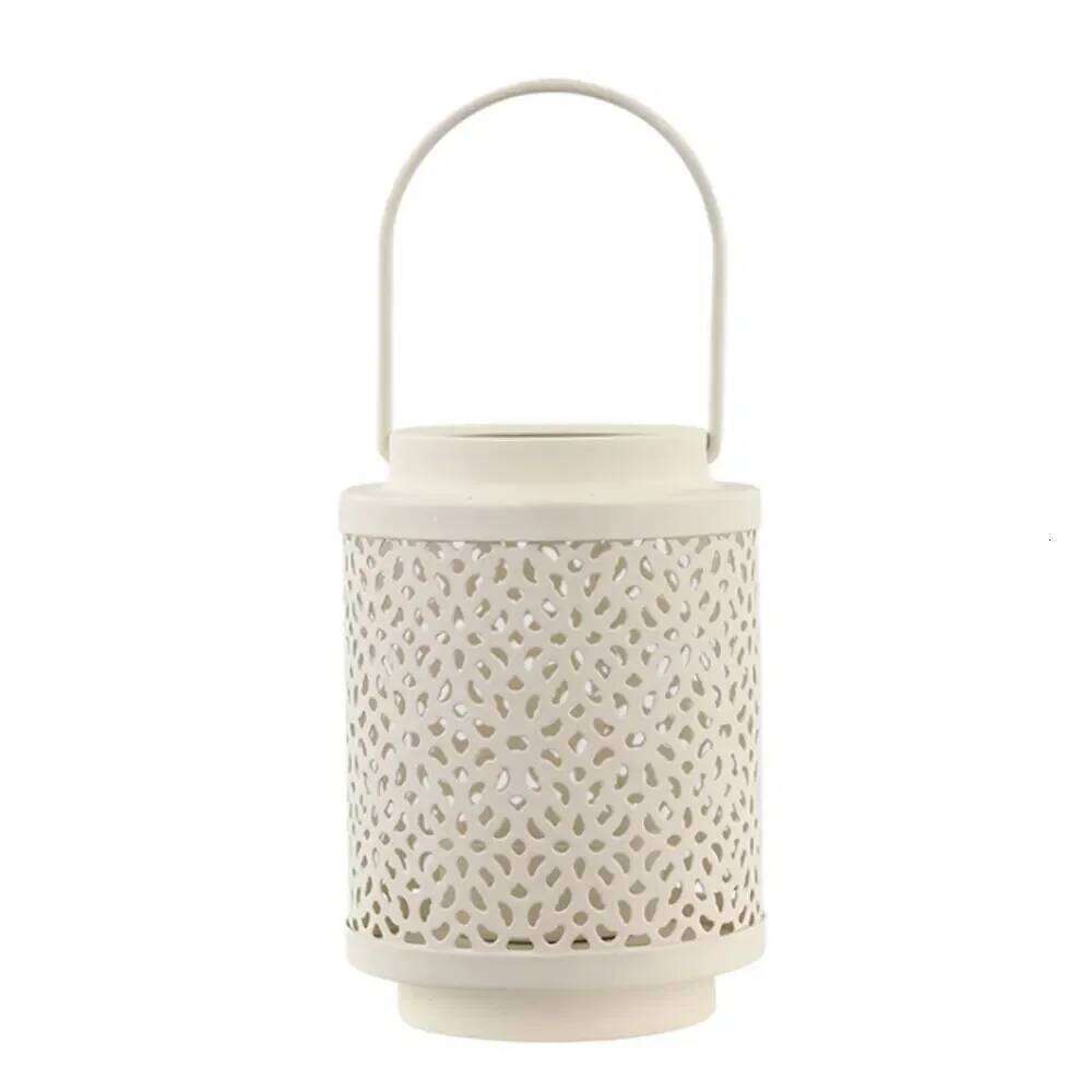 Creative Hollow Iron Lantern Home Decor Candle Holders Wedding Decoration Accessories Candlesticks For Candelabro H260310