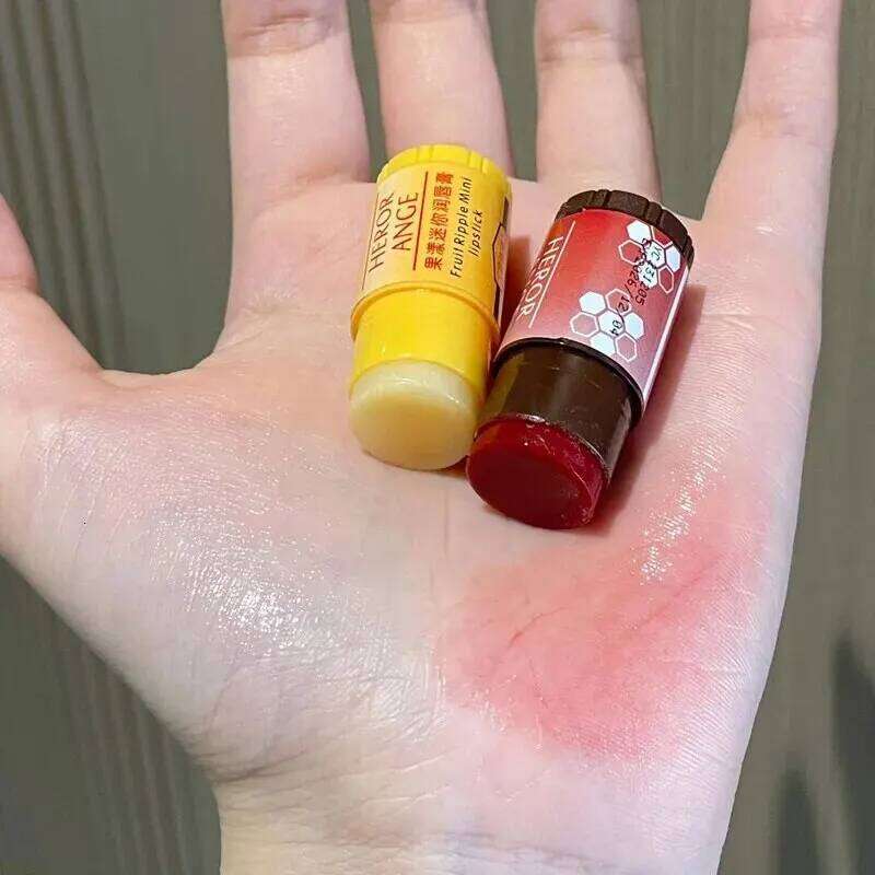 HERORANGE HR603 Fruit Mini Balm Two Pack Set Lipstick Moisturizing Autumn and Winter Lip Mask Anti-Drying Z260310