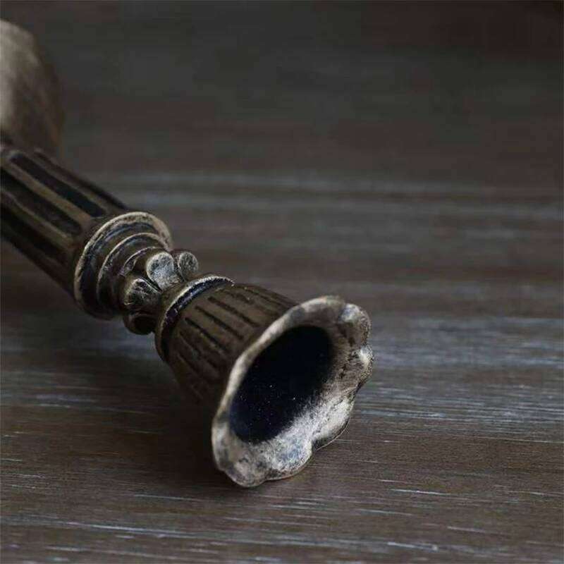 Retro Candlestick Resin Holder Sconce Nostalgic Antique French Candle Stick Rack Home Decor Photography Props H260310